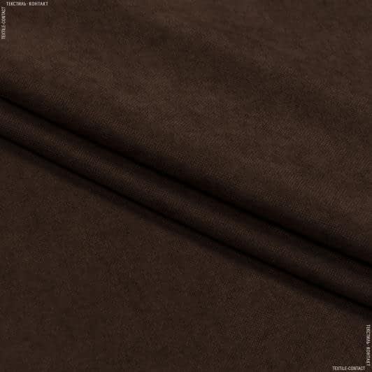 Ткани нубук - Декоративный нубук Арвин 2 /Канвас коричневый