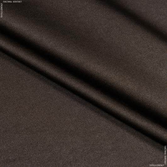 Ткани портьерные ткани - Декоративный атлас двухлицевой Хюррем шоколад