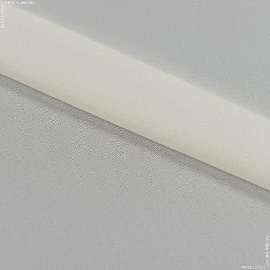 Ткани для экстерьера - Тюль Креп-вуаль цвет топленое молоко с утяжелителем