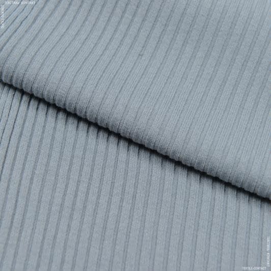 Ткани для платьев - Трикотаж Мустанг резинка серый