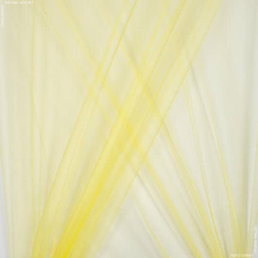 Тканини для декору - Фатин блискучий яскраво жовтий