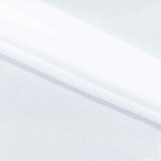 Ткани гардинные ткани - Тюль Креп-суфле белый с утяжелителем