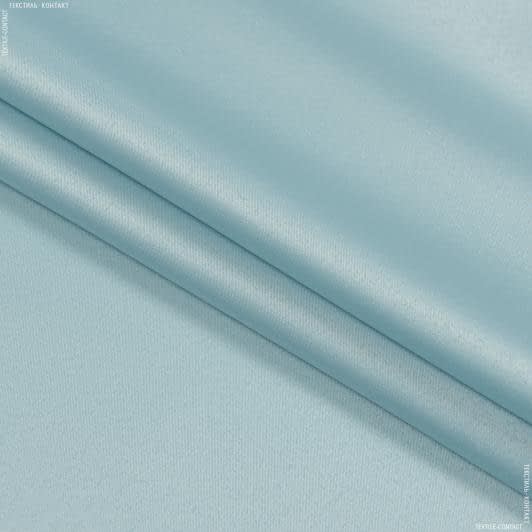 Тканини для римських штор - Декоративний атлас дека/ deca блакитна крейда