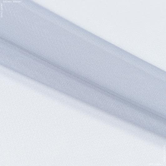 Ткани для рукоделия - Тюль сетка мини Грек сизо-серый