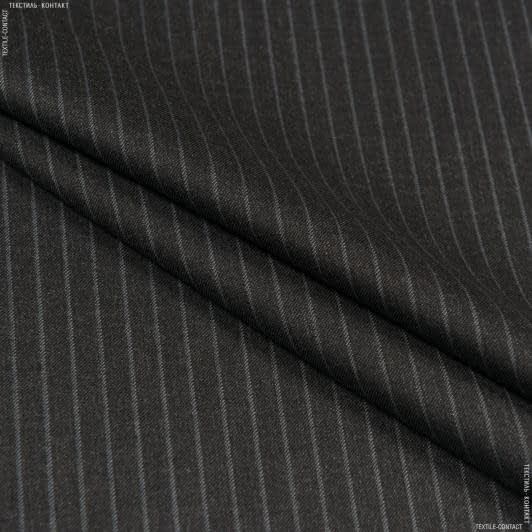 Ткани для брюк - Костюмная браян темно-серый