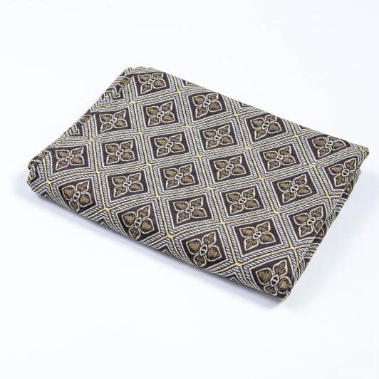 Ткани готовые изделия - Покривало гобеленовое ЕСЕНИЯ коричневый 145х210 см  (145086)