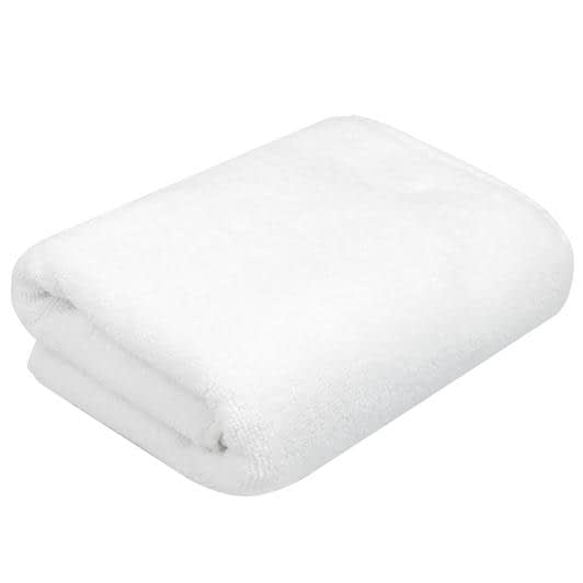 Ткани махровые полотенца - Полотенце махровое 50х90 белое