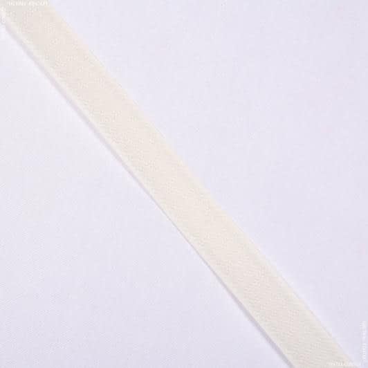 Ткани фурнитура для игрушек - Липучка Велкро пришивная жесткая часть цвет крем  20мм/25м