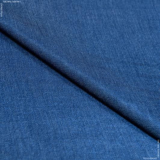 Тканини тенсел - Сорочкова джинс синя
