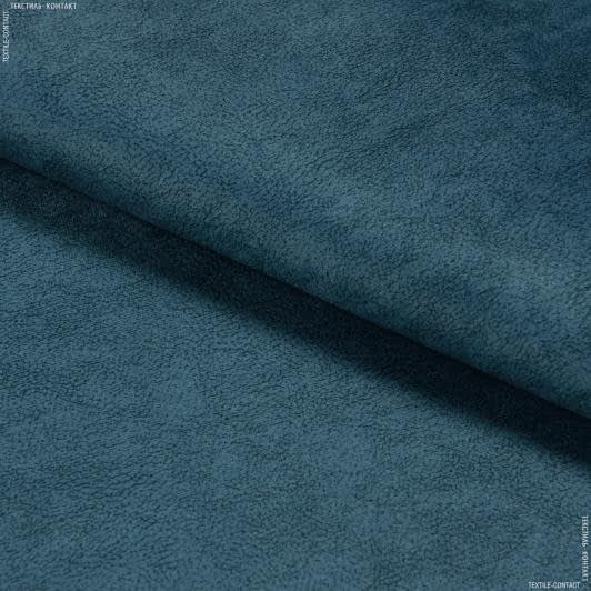 Ткани для перетяжки мебели - Декоративная ткань Гинольфо синий