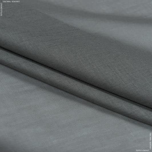 Ткани гардинные ткани - Тюль батист Люсент/LUCENT  т.серый