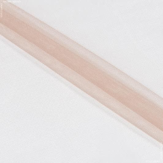 Тканини фатин - Фатин темний бежево-рожевий