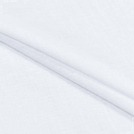 Тканини для кашкетів та панам - Льон сорочковий білий