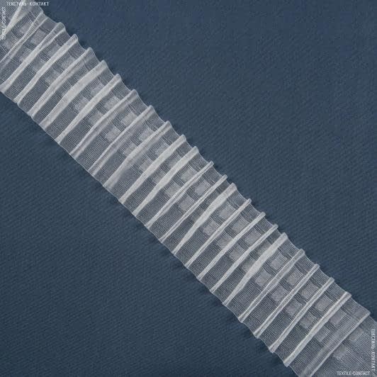 Ткани фурнитура для декора - Тесьма шторная Равномерная прозрачная КС-1:2.5 80мм±0.5мм /100м