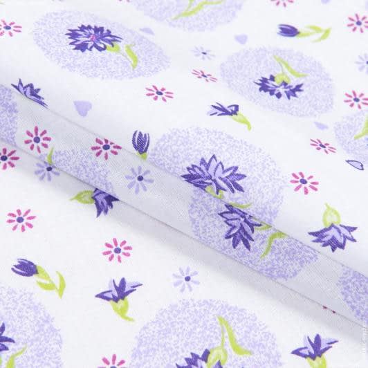 Ткани для сорочек и пижам - Ситец 67-ткч фиолетовый