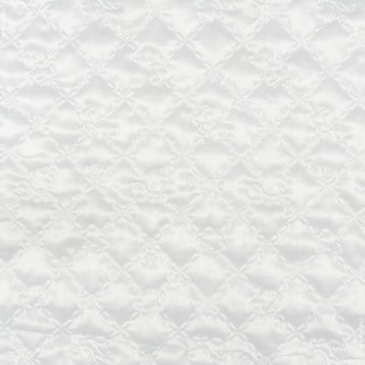 Тканини для покривал - Атлас термопаяний з синтепоном 100г/м білий