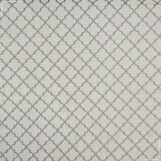 Тканини для декоративних подушок - Шеніл жакард Марокканський ромб колір св.пісок