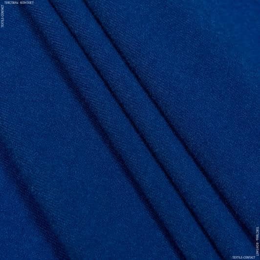 Тканини для декоративних подушок - Трикотаж-липучка темно-синя