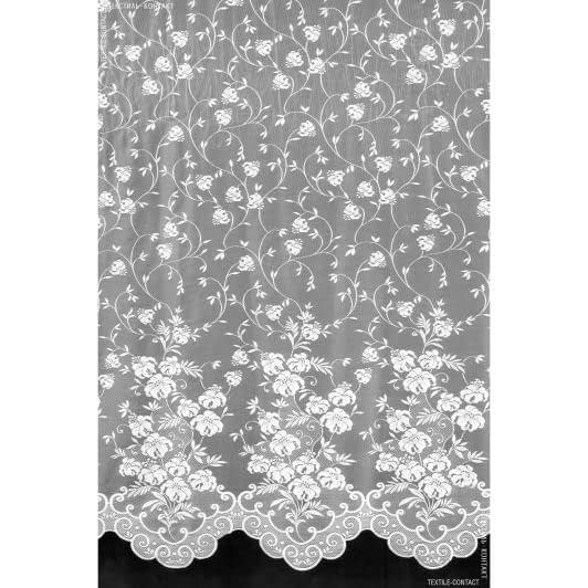 Ткани гардинные ткани - Гардинное полотно / гипюр Джил белый