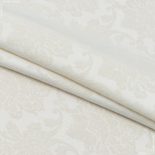 Ткани портьерные ткани - Жаккард Рома/ROMA вензель цвет натуральный