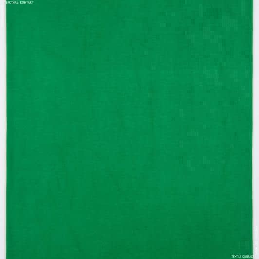 Тканини всі тканини - Рібана-манжет 2х1  45см х 2 зелена