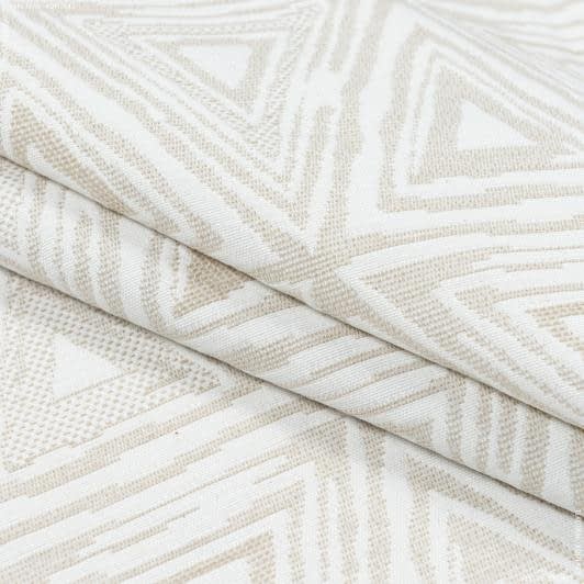 Ткани для декоративных подушек - Декоративная ткань  брюссель треуголник  беж