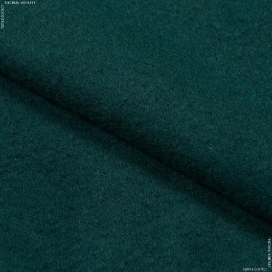 Тканини для верхнього одягу - Пальтове букле дольче темно-зелений