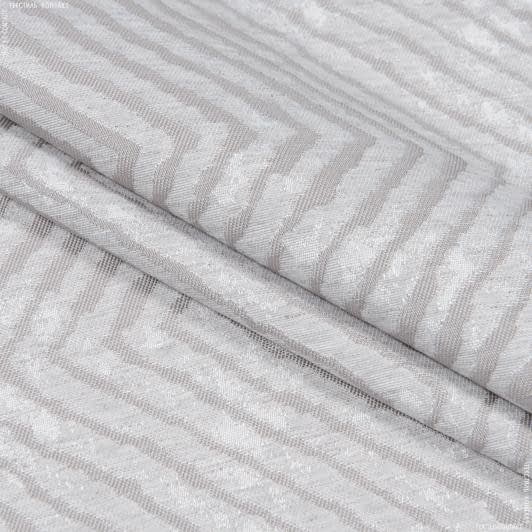 Ткани для декоративных подушек - Жаккард Герли елочка цвет бежево-песочный