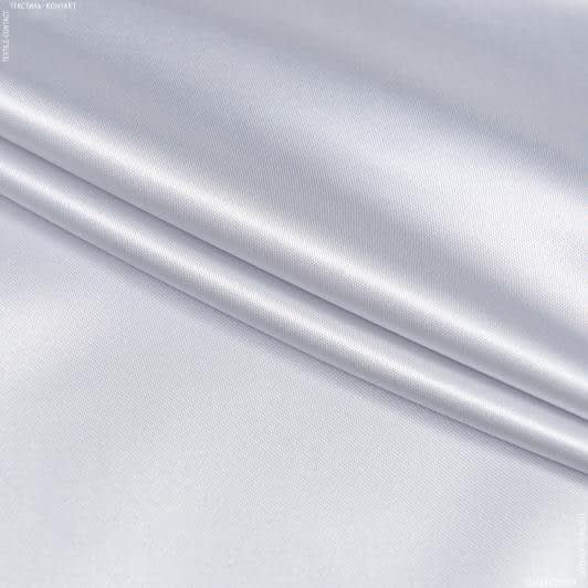 Ткани для блузок - Атлас плотный серый