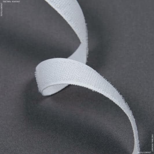 Ткани для декора - Липучка Велкро пришивная жесткая часть белая 20мм/25м