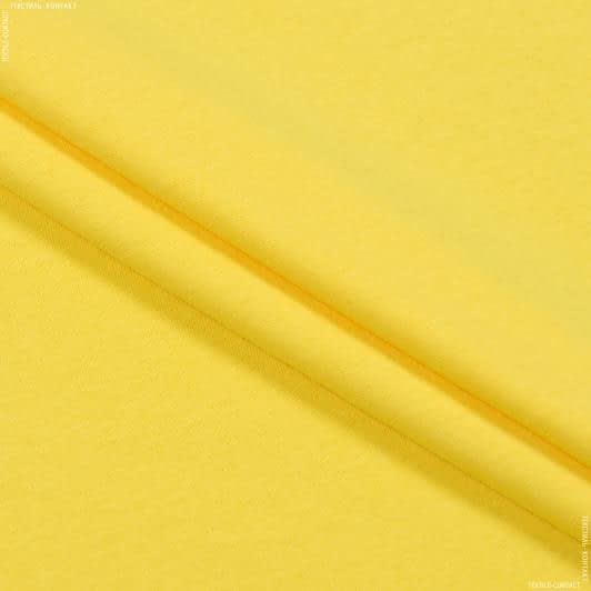 Тканини трикотаж - Кулірне полотно  100см х 2 жовто-лимонне