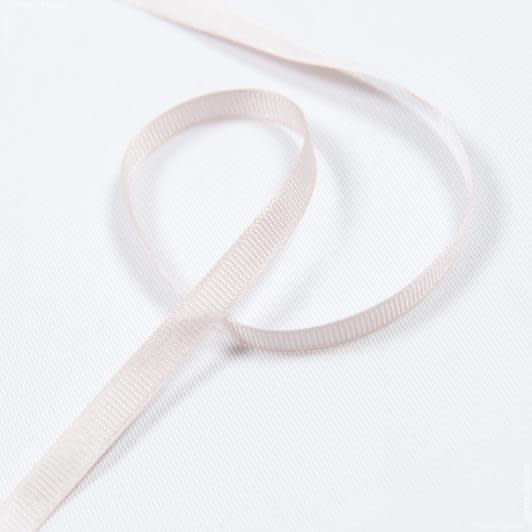 Ткани фурнитура для декора - Репсовая лента Грогрен /GROGREN цвет розовый жемчуг 7 мм