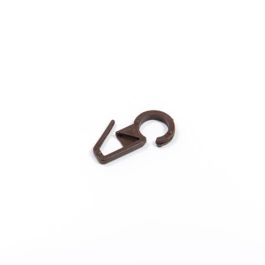 Ткани готовые изделия - Крючки на кольцо цвет шоколад