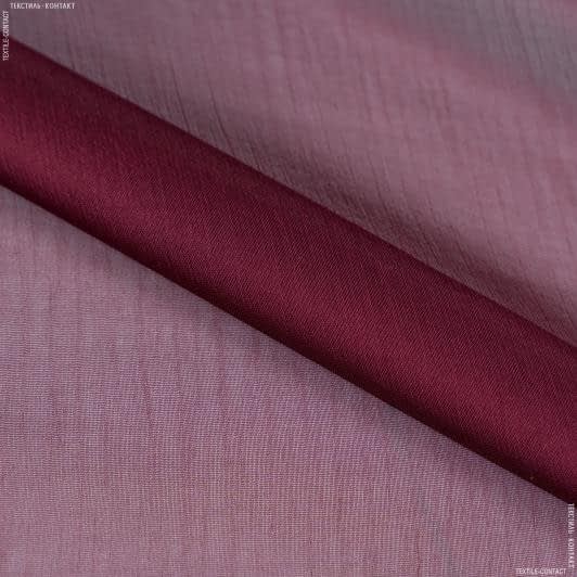 Ткани для платьев - Шифон евро блеск бордовый