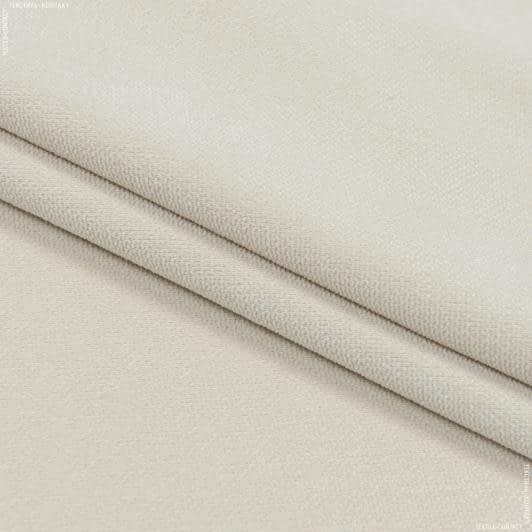 Ткани для перетяжки мебели - Микро шенилл МАРС / MARS слоновая кость