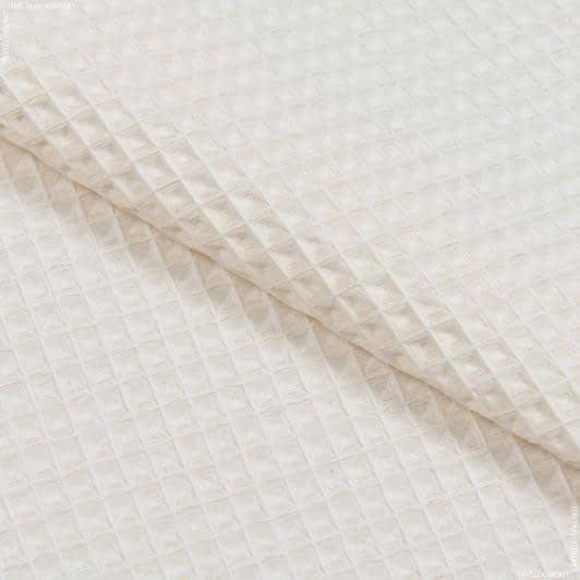 Ткани для полотенец - Ткань вафельная ТКЧ гладкокрашенная кремовый