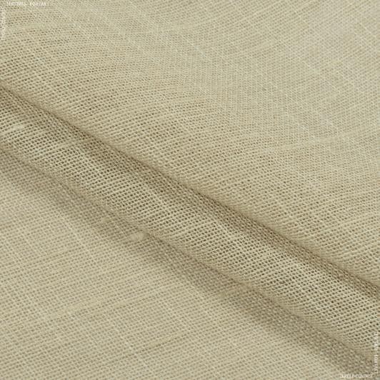 Тканини для сумок - Декоративна  мішковина крем-брюле