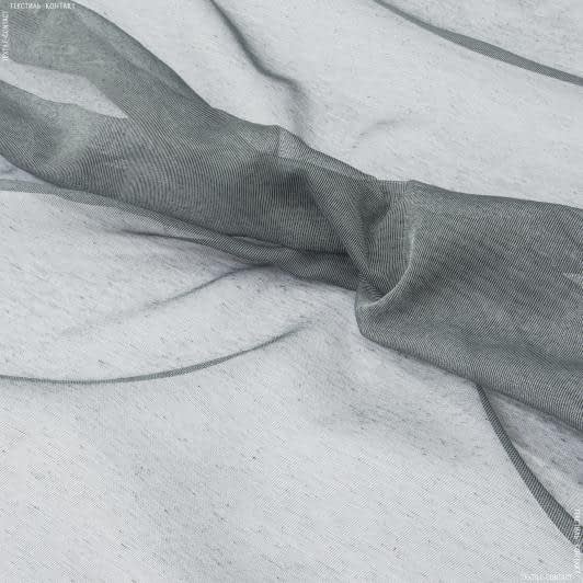 Ткани гардинные ткани - Тюль микросетка Бюти/ BEAUTY меланж цвет графит