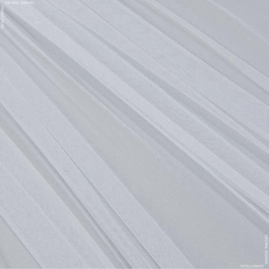 Ткани свадебная ткань - Микро-сетка  энжел белый 