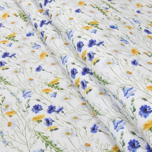 Ткани все ткани - Экокоттон  акира полевые цветы