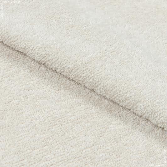 Ткани для полотенец - Ткань махровая двухсторонняя бежевый
