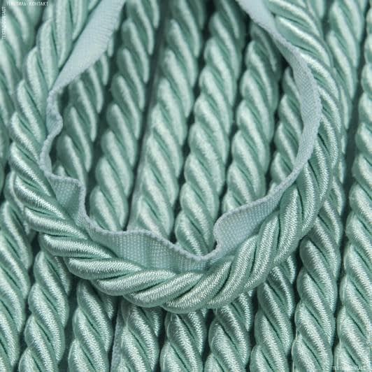 Тканини шнур декоративний - Шнур окантовочний Глянцевий колір полинь d =9 мм