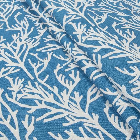 Тканини для скатертин - Декоративна тканина арена Менклер небесно блакитний