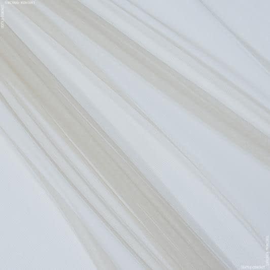Тканини гардинні тканини - Тюль сітка міні Грек  св.беж