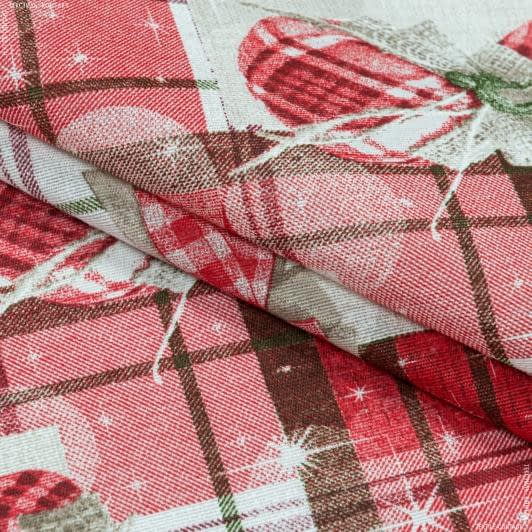 Тканини для квілтінгу - Декоративна новорічна тканина різдвяний стіл