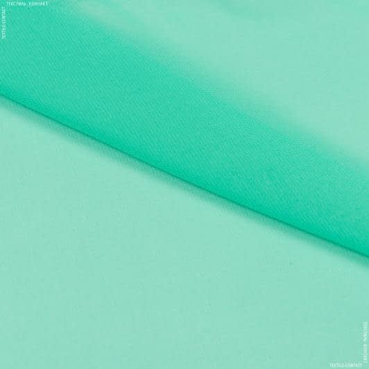 Ткани ненатуральные ткани - Шифон Гавайи софт бирюзово-мятный