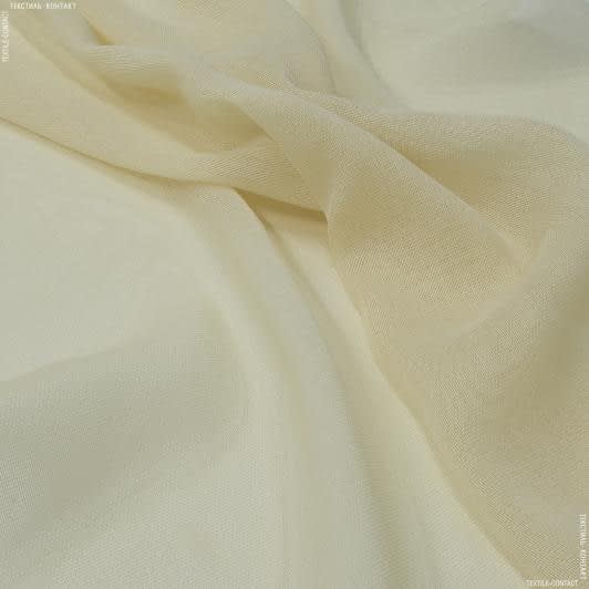 Ткани все ткани - Тюль сетка Вена цвет топлоное молоко с утяжелителем