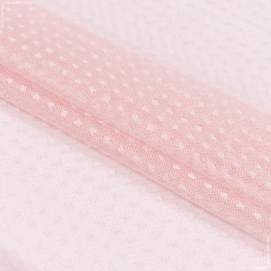 Тканини гардинні тканини - Гардинне полотно  Тара рожевий  (аналог113098)