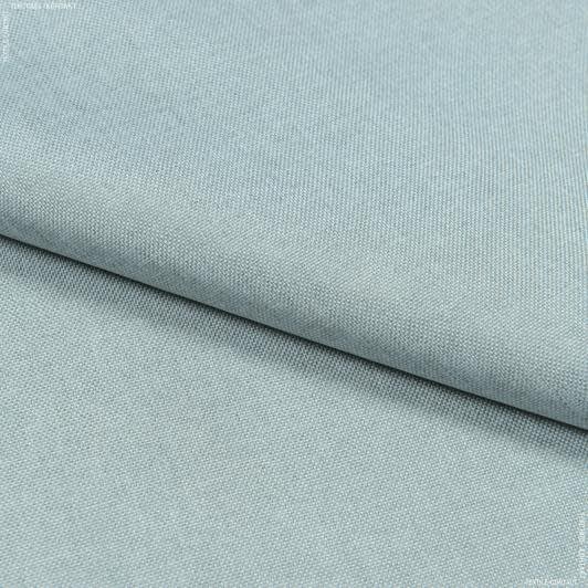 Тканини для декору - Декоративна тканина Оксфорд меланж колір блакитна крейда