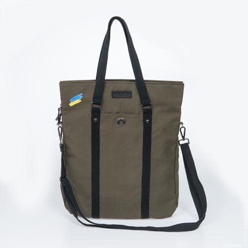 Ткани сумка шоппер - Сумка ТаKа Sumka "Brave" с палаточной ткани хаки